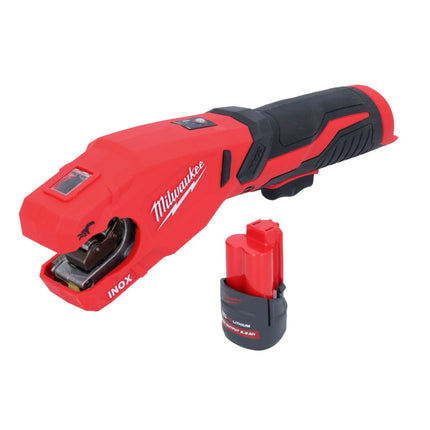 Milwaukee M12 PCSS-251 Cordless stainless steel pipe cutter 12 V 12 - 28 mm + battery 2.5 Ah - without charger