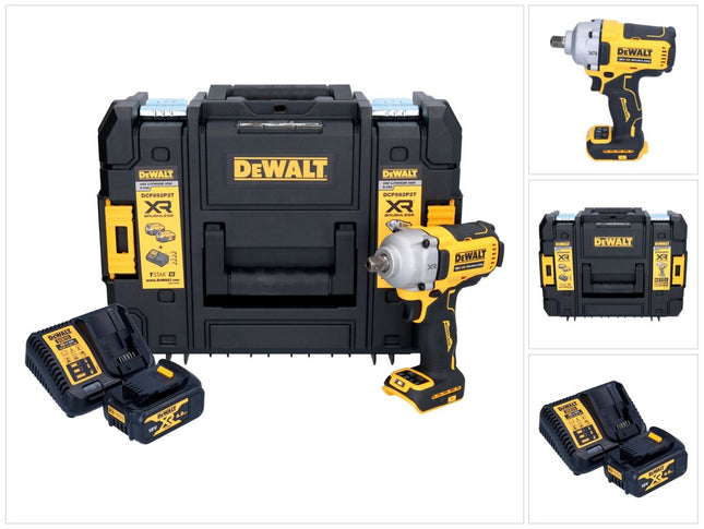 DeWalt DCF 892 M1T cordless impact wrench 18 V 813 Nm 1/2" brushless + 1x battery 4.0 Ah + charger + TSTAK