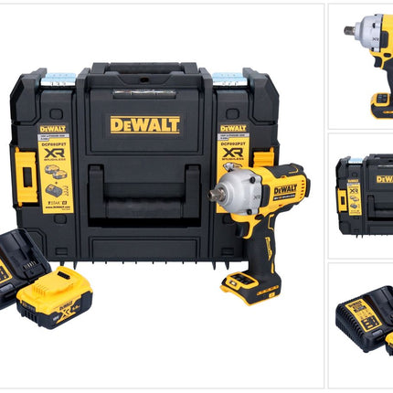 DeWalt DCF 892 P1T cordless impact wrench 18 V 813 Nm 1/2" brushless + 1x battery 5.0 Ah + charger + TSTAK