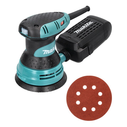 Makita BO 5031 Random orbital sander 300 Watt 125 mm + 50x sandpaper K320