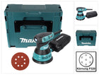 Makita BO 5031 Random orbital sander 300 Watt 125 mm + 50x sandpaper K320 + Makpac