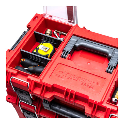 Toolbrothers RHINO XL maletín de herramientas ULTRA Comfort+ altura M 13,5 l IP66 con separadores extraíbles + cajas