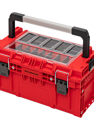 Toolbrothers RHINO XL walizka narzędziowa ULTRA Handling+ wysokość L 26 l IP66 z wyjmowanymi przegrodami + pudełka