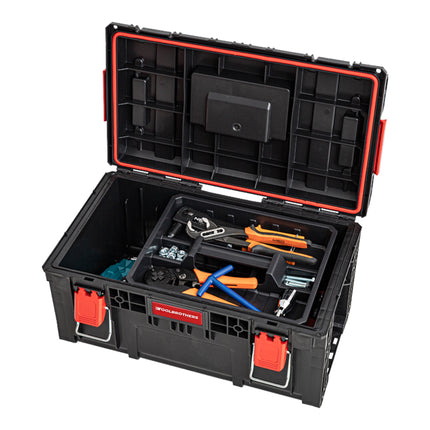 Toolbrothers RHINO XL maletín de herramientas ECO Vario+ altura L 28 l IP66 con separadores extraíbles
