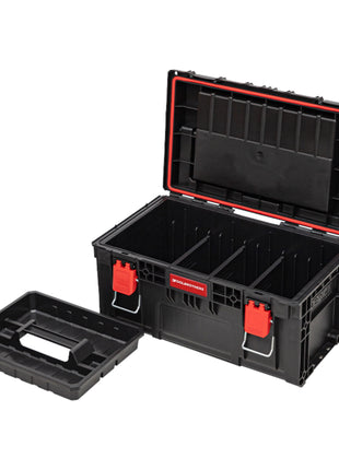 Toolbrothers RHINO XL walizka narzędziowa ECO Handling+ wysokość L 26 l IP66 z wyjmowanymi przegrodami + pudełka