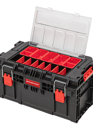 Toolbrothers RHINO XL walizka narzędziowa ECO Handling+ wysokość L 26 l IP66 z wyjmowanymi przegrodami + pudełka