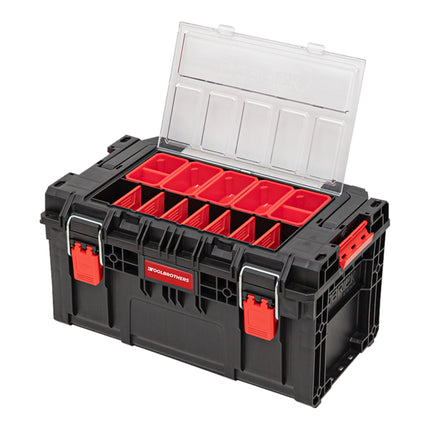 Toolbrothers RHINO XL maletín de herramientas ECO Handling+ altura L 26 l IP66 con separadores extraíbles + cajas