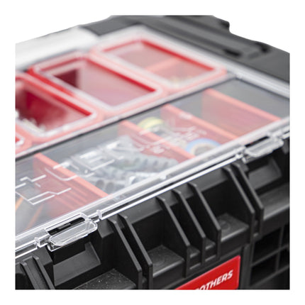 Toolbrothers RHINO XL maletín de herramientas ECO Handling+ altura L 26 l IP66 con separadores extraíbles + cajas
