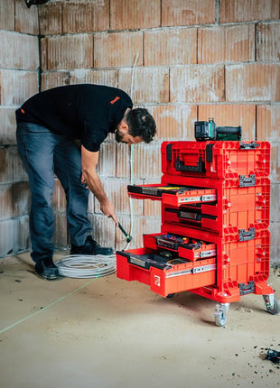 Toolbrothers RHINO L Drawer 2 ULTRA Organize+ z dwiema szufladami + pudełka IP54