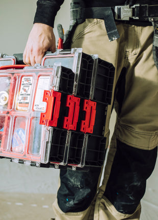 Toolbrothers RHINO L Organizer ECO Höhe XL Boxen 9 l IP54 mit herausnehmbaren Boxen