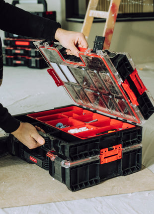 Toolbrothers RHINO L Organizer ECO Höhe L Boxen 6 l IP54 mit herausnehmbaren Boxen