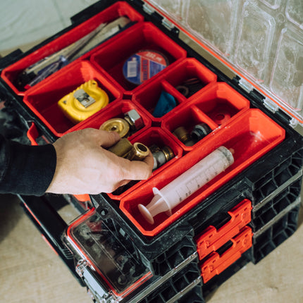 Toolbrothers RHINO L Organizer ECO Height L Boxes 6 l IP54 with removable boxes