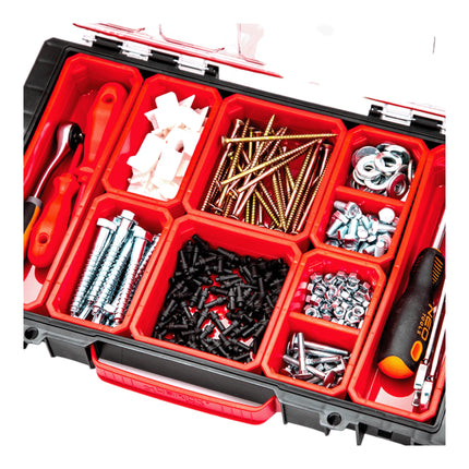 Toolbrothers RHINO L Organizer ECO Höhe M Boxen 5 l IP54 mit herausnehmbaren Boxen