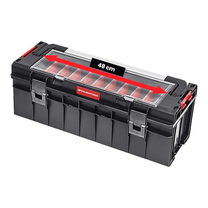 Toolbrothers RHINO Slim Werkzeugkoffer ECO Handling+ Xtra Long 29 l IP54 + Werkzeugschale