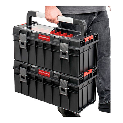 Toolbrothers RHINO Slim Werkzeugkoffer ECO Handling+ Long Edition 22 l IP54 + Werkzeugschale