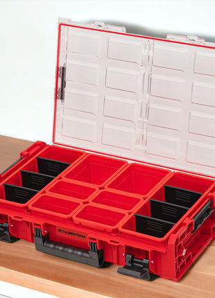Toolbrothers RHINO XXL Organizer ULTRA wysokość XL pudełka 13,5 l IP66 z wyjmowanymi pudełkami + przegródki