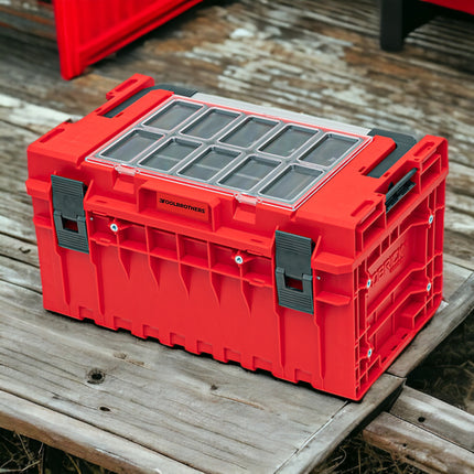 Toolbrothers RHINO XXL Mallette à outils ULTRA Handling+ hauteur L 38 l IP66 avec séparateurs amovibles + boîtes