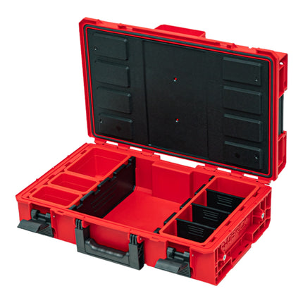 Toolbrothers RHINO XXL Werkzeugkoffer ULTRA Handling+ Höhe M 15,4 l IP66 mit herausnehmbaren Trennwänden + Boxen