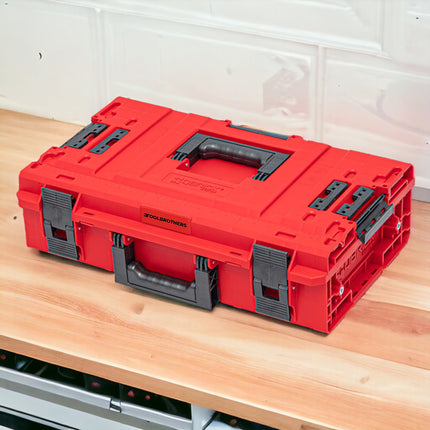 Toolbrothers RHINO XXL Werkzeugkoffer ULTRA Vario+ Höhe M 15,4 l IP66 mit herausnehmbaren Trennwänden