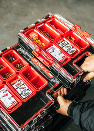 Toolbrothers RHINO XXL Organizer ECO Höhe M Boxen 2,5 l IP66 mit herausnehmbaren Boxen