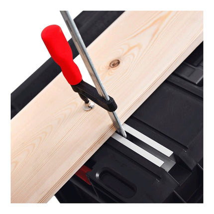 Toolbrothers RHINO XXL Werkzeugkoffer ECO Work+ Höhe L 38 l IP66 mit herausnehmbaren Trennwänden