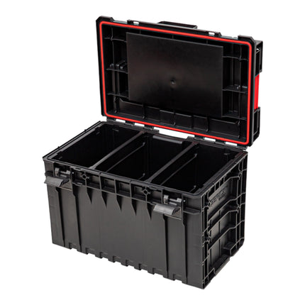 Toolbrothers RHINO XXL Werkzeugkoffer ECO Handling+ Höhe XL 52 l IP66 mit herausnehmbaren Trennwänden + Boxen