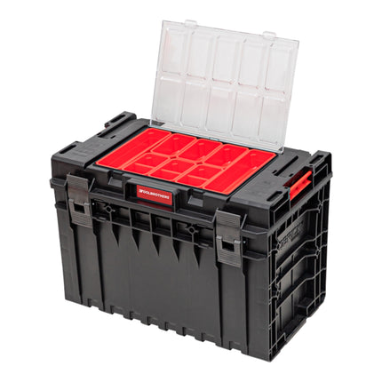 Toolbrothers RHINO XXL Werkzeugkoffer ECO Handling+ Höhe XL 52 l IP66 mit herausnehmbaren Trennwänden + Boxen