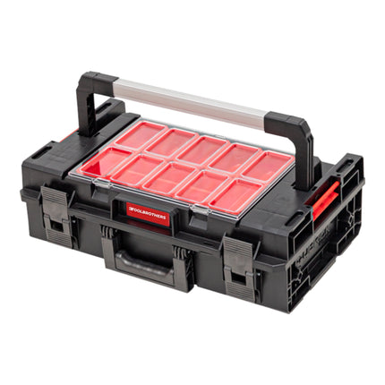 Toolbrothers RHINO XXL Valigia portautensili ECO Handling+ altezza M 15,4 l IP66 con divisori estraibili + cassette