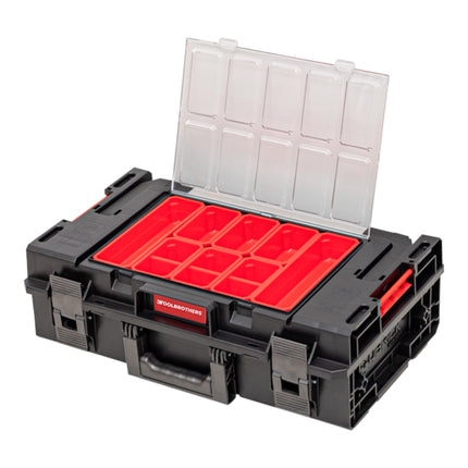 Toolbrothers RHINO XXL Valigia portautensili ECO Handling+ altezza M 15,4 l IP66 con divisori estraibili + cassette