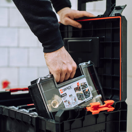 Toolbrothers RHINO L Werkzeugkoffer ECO Organize+ + 5x L Organizer ECO Mini 19 l IP54