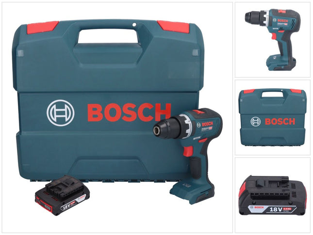 Bosch GSR 18V-55 Professional cordless drill driver 18 V 55 Nm brushless + 1x rechargeable battery 2.0 Ah + L-case - without charger