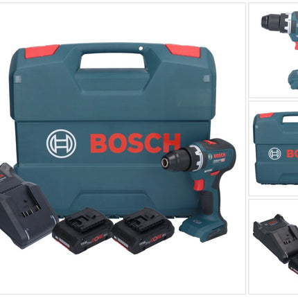 Bosch GSR 18V-55 Professional cordless drill driver 18 V 55 Nm brushless + 2x ProCORE rechargeable battery 4.0 Ah + charger + L-case
