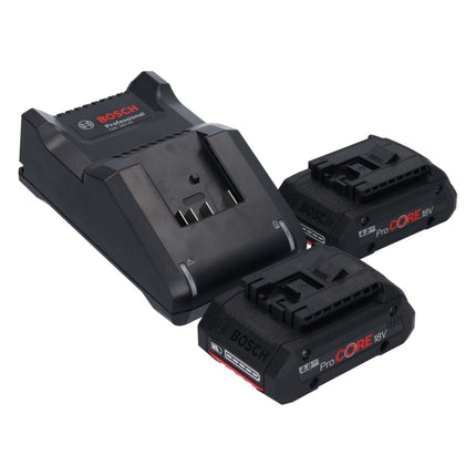 Bosch GSR 18V-55 Professional cordless drill driver 18 V 55 Nm brushless + 2x ProCORE rechargeable battery 4.0 Ah + charger + L-case