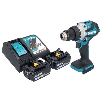 Trapano a percussione a batteria Makita DHP 489 RF 18 V 73 Nm senza spazzole + 2x batteria ricaricabile 3,0 Ah + caricatore