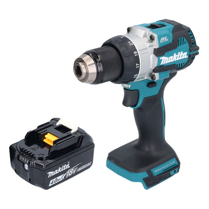Taladro percutor inalámbrico Makita DHP 489 M1 18 V 73 Nm sin escobillas + 1x batería 4,0 Ah - sin cargador