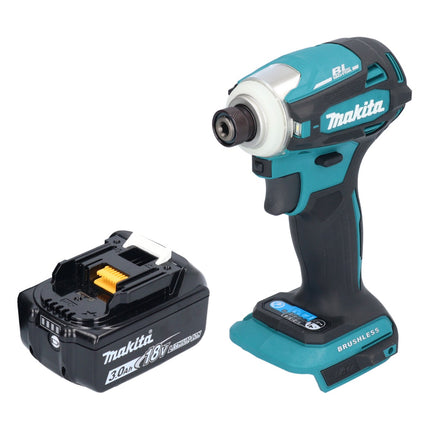 Makita DTD 172 F1 Akku Schlagschrauber 18 V 180 Nm 1/4" Brushless + 1x Akku 3,0 Ah - ohne Ladegerät