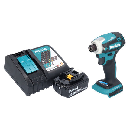 Makita DTD 172 RF1 Akku Schlagschrauber 18 V 180 Nm 1/4" Brushless + 1x Akku 3,0 Ah + Ladegerät