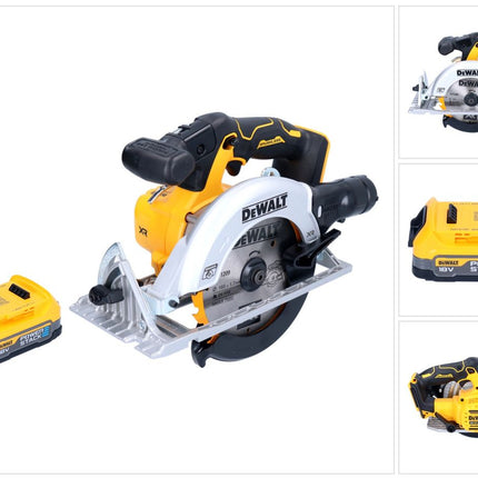 DeWalt DCS 565 N Scie circulaire 18 V 165 mm Brushless + 1x batterie Powerstack 1,7 Ah - sans chargeur