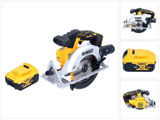 DeWalt DCS 565 N Cordless Circular Saw 18 V 165 mm Brushless + 1x rechargeable battery 5.0 Ah - without charger
