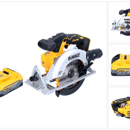DeWalt DCS 565 N Scie circulaire 18 V 165 mm Brushless + 1x Powerstack batterie 5,0 Ah - sans chargeur