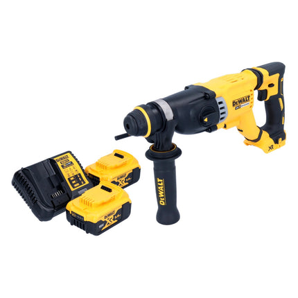 Martillo combinado a batería DeWalt DCH 263 P2 18 V 3 J SDS Plus Brushless + 2x baterías 5,0 Ah + cargador