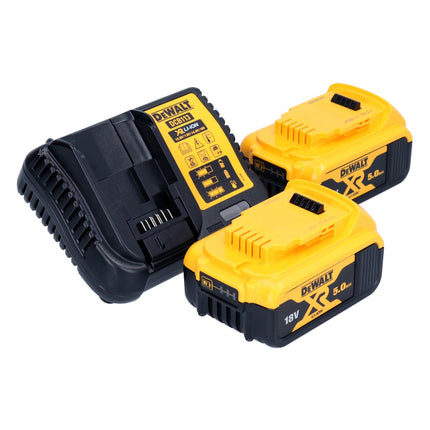 Martillo combinado a batería DeWalt DCH 263 P2 18 V 3 J SDS Plus Brushless + 2x baterías 5,0 Ah + cargador