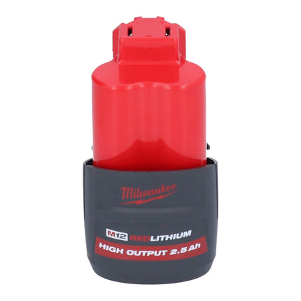 Milwaukee M12 FPD2-251 Perceuse-visseuse à percussion sans fil 12 V 45 Nm Brushless + 1x batterie 2,5 Ah - sans chargeur