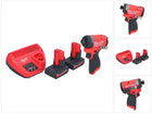 Llave de impacto a batería Milwaukee M12 FID2-502 12 V 170 Nm 1/4
