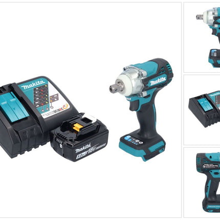 Makita DTW 301 RT1 Visseuse à choc sans fil 18 V 330 Nm 1/2" Brushless + 1x batterie 5,0 Ah + chargeur