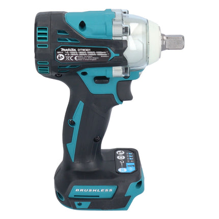 Makita DTW 301 RT Clé à choc sans fil 18 V 330 Nm 1/2" Brushless + 2x batterie 5,0 Ah + chargeur