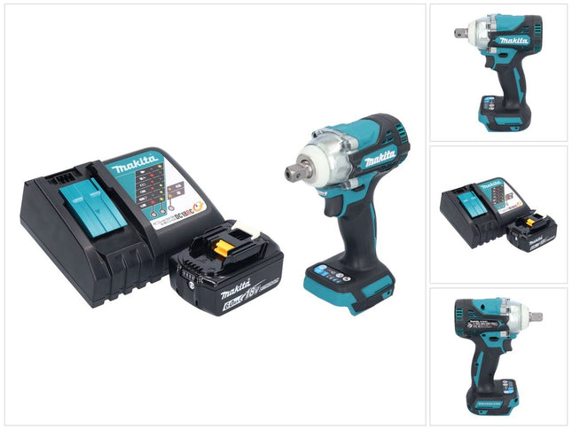 Makita DTW 301 RG1 cordless impact wrench 18 V 330 Nm 1/2" brushless + 1x rechargeable battery 6.0 Ah + charger
