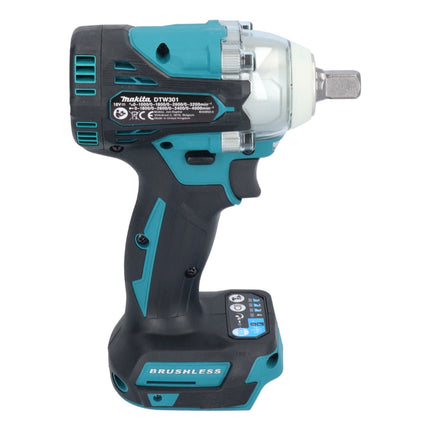 Makita DTW 301 RG Clé à choc sans fil 18 V 330 Nm 1/2" Brushless + 2x batterie 6,0 Ah + chargeur