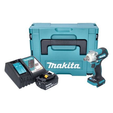 Makita DTW 301 RM1J Clé à choc sans fil 18 V 330 Nm 1/2" Brushless + 1x batterie 4,0 Ah + chargeur + Makpac