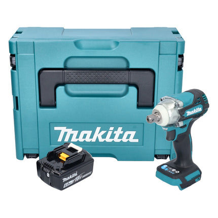 Makita DTW 301 G1J Clé à choc sans fil 18 V 330 Nm 1/2" Brushless + 1x batterie 6,0 Ah + Makpac - sans chargeur